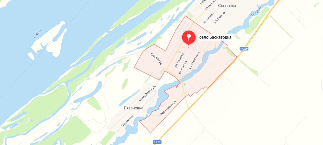 село Баскатовка.