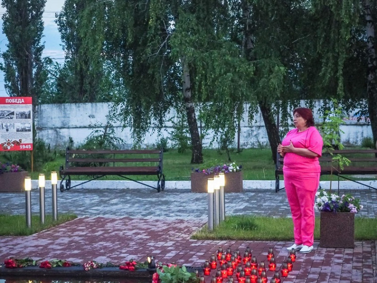 Международные акции «Огненные картины войны» и «Свеча памяти» в ГАУ СО ""Подлесновский Дом-Интернат для престарелых и инвалидов".